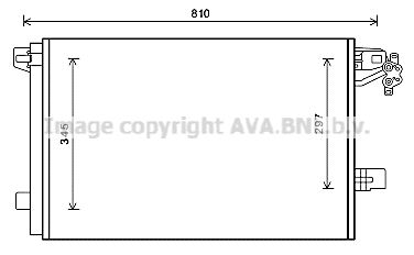 AVA QUALITY COOLING Lauhdutin, ilmastointilaite VWA5328D